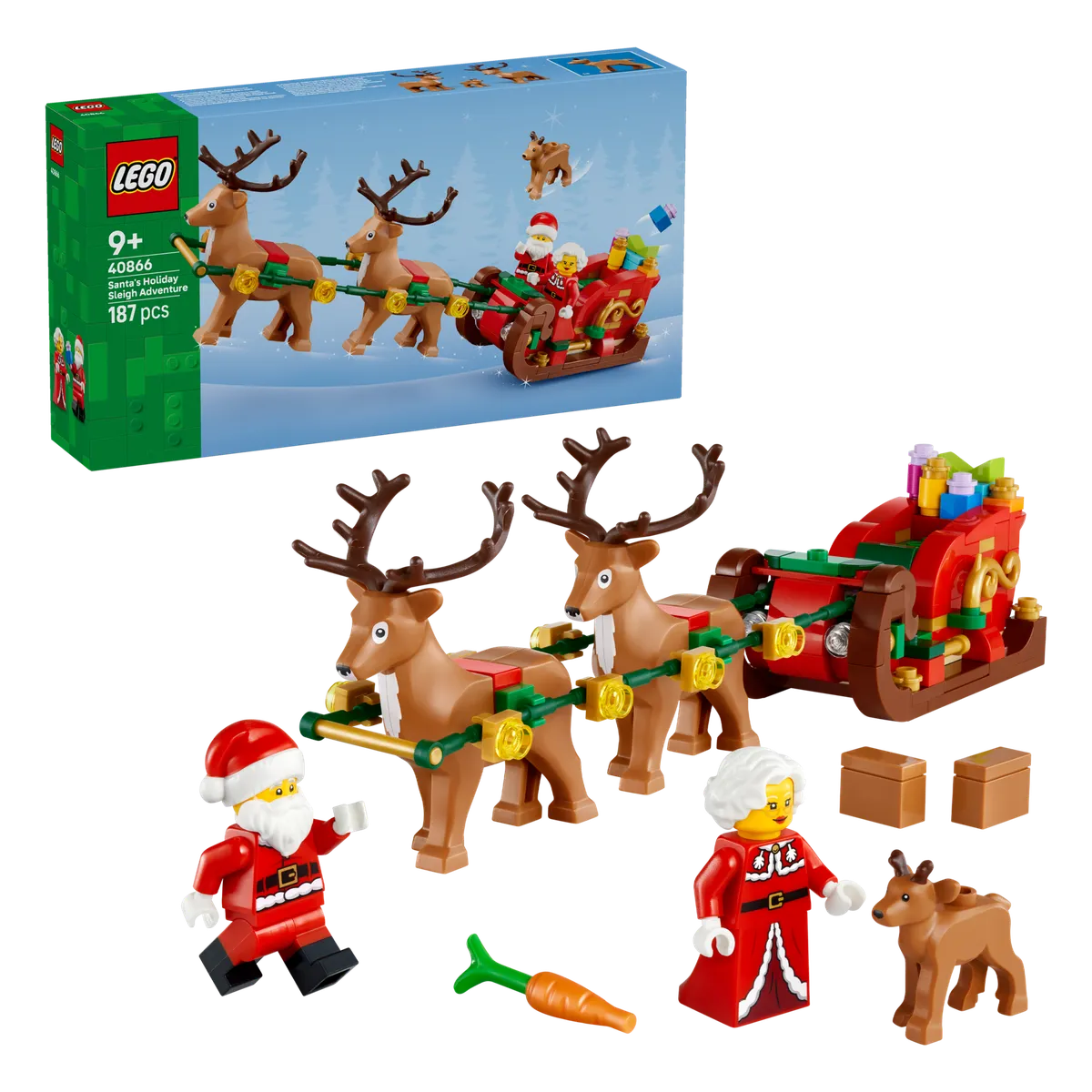LEGO Santa's Holiday Sleigh Adventure (40866) - Bild 5