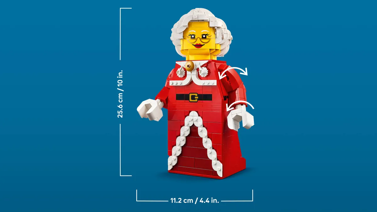 LEGO Up-Scaled Mrs. Claus Minifigure (40875) - Bild 3