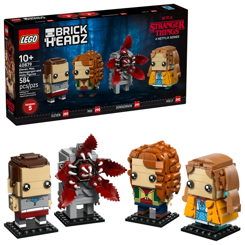 LEGO 40879 Elf, Max, Demogorgon en Holly figuren detail image