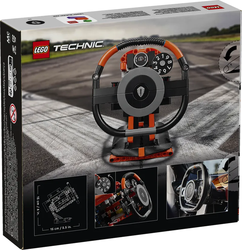 Koenigsegg Sadair's Spear Steering Wheel från LEGO – produktbild 5 av 5