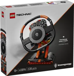 LEGO Koenigsegg Sadair's Spear Steering Wheel (40894)