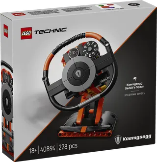 Koenigsegg Sadair's Spear Steering Wheel från LEGO – produktbild 1 av 5