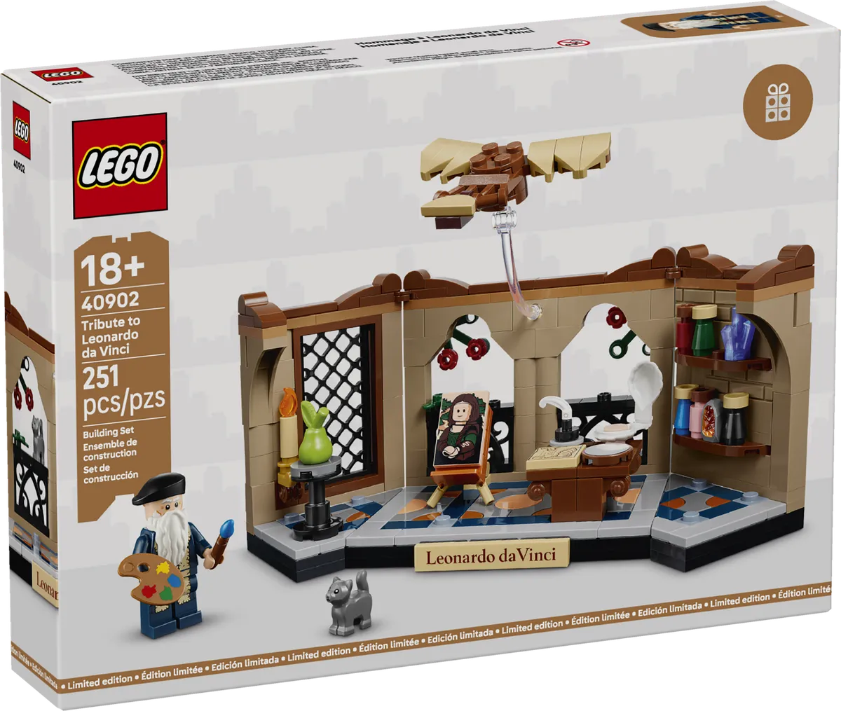 LEGO Tribute to Leonardo da Vinci (40902) - Bild 1