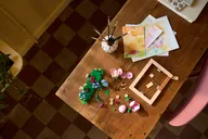 Bloemen raamdecoratie - Afbeelding 6 van 8