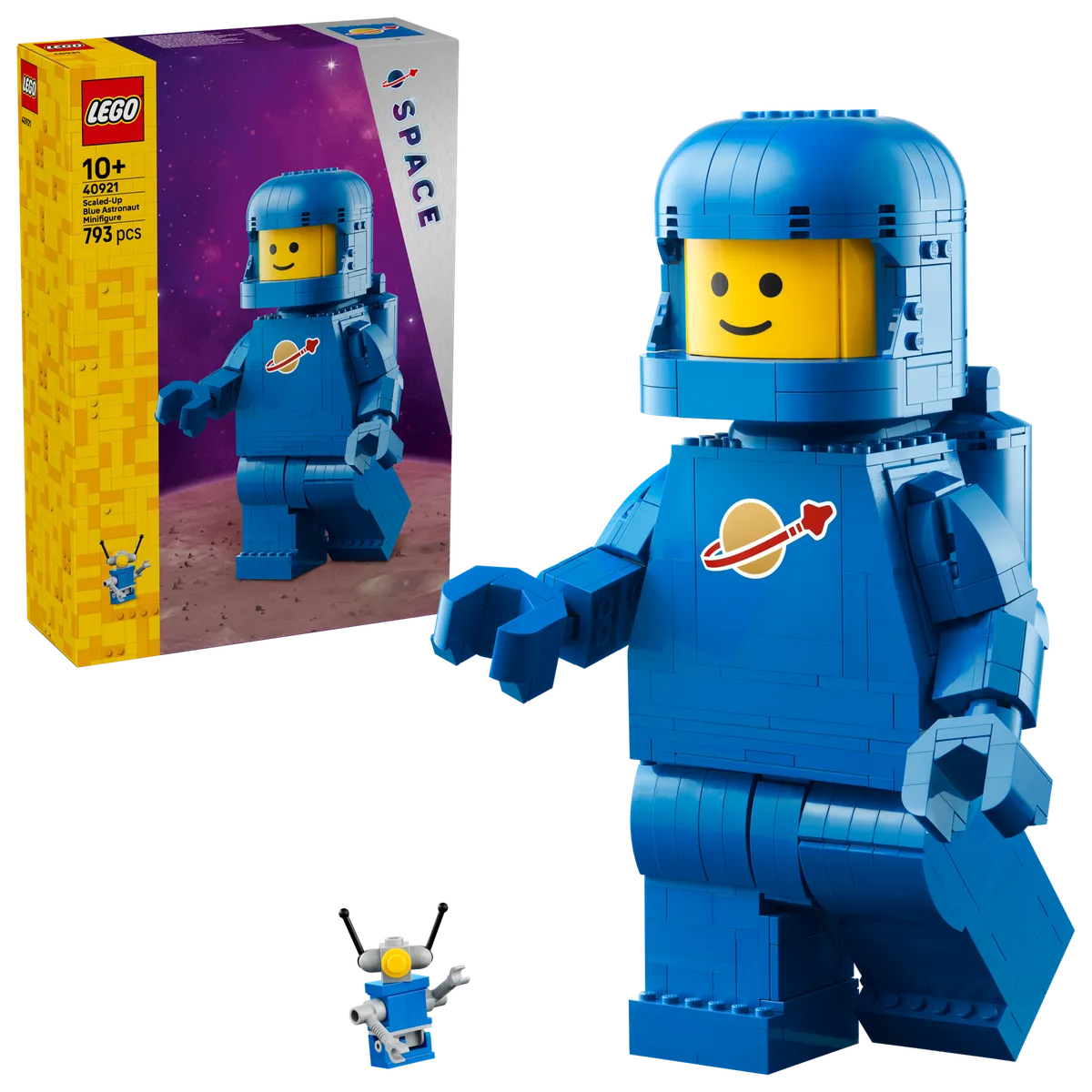 LEGO Up-Scaled Blue Astronaut Minifigure (40921) - Bild 5