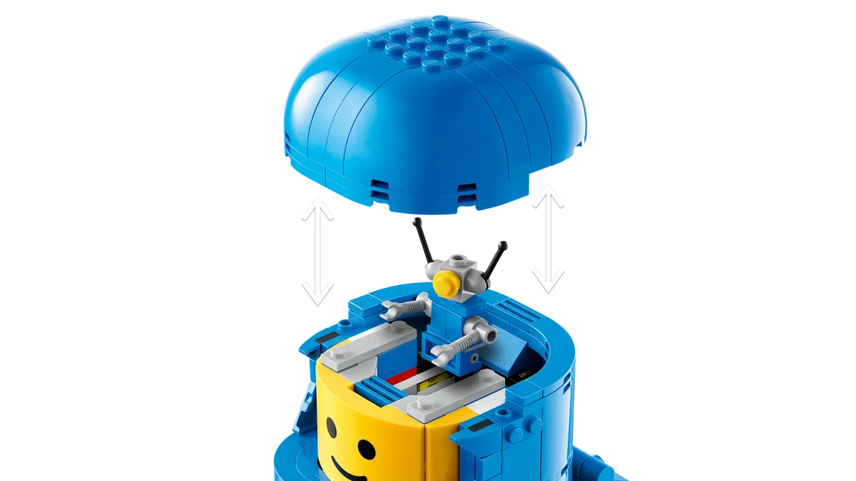 LEGO Up-Scaled Blue Astronaut Minifigure (40921) - Bild 2
