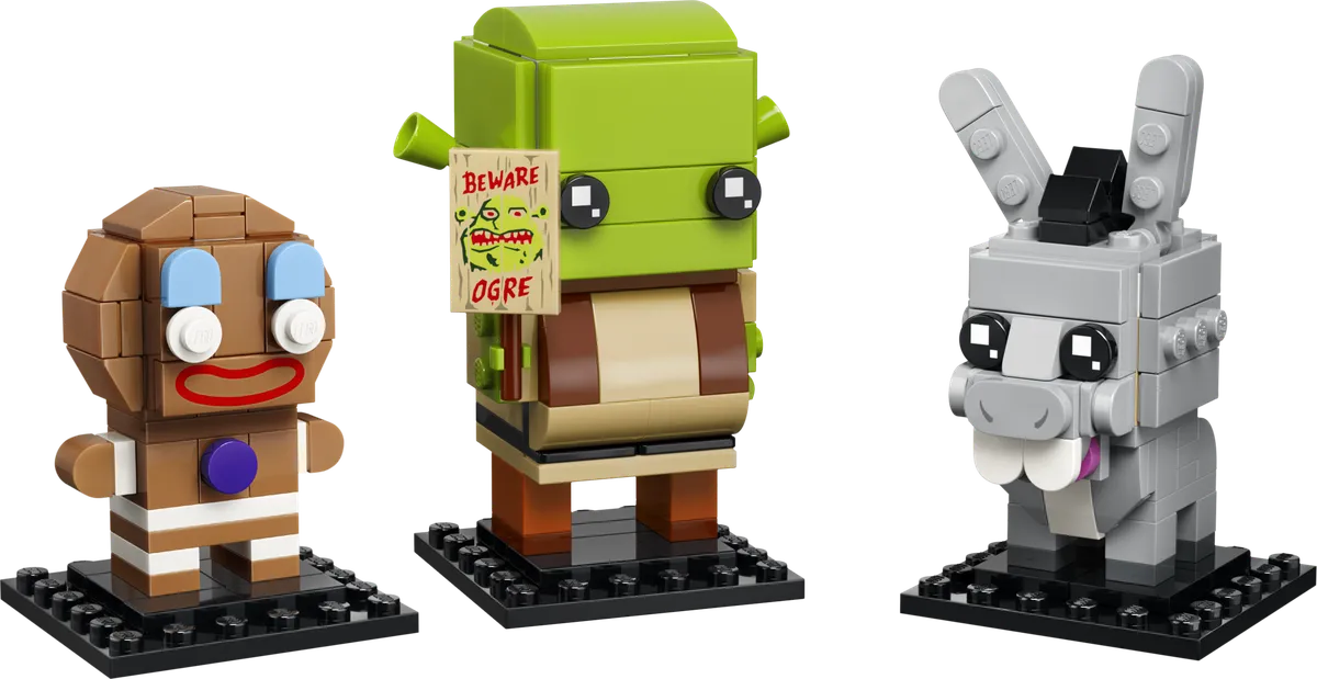 LEGO Shrek, Donkey & Gingy Figures (40923)