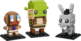 Shrek, Donkey & Gingy Figures de LEGO – photo du produit 1 sur 10