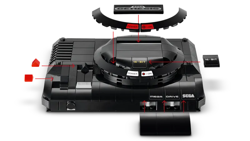 SEGA® Genesis™ Console fra LEGO – produktbillede 8 af 15