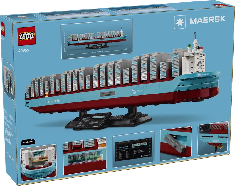Maersk Dual-Fuel Container Vessel fra LEGO – produktbillede 16 af 16
