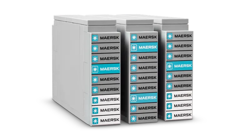 Maersk Dual-Fuel Container Vessel fra LEGO – produktbillede 5 af 16