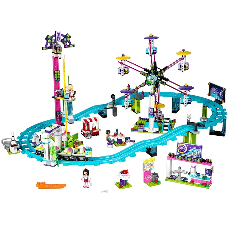 Rollcoaster in een pretpark: Een Volledige Pretparkervaring
