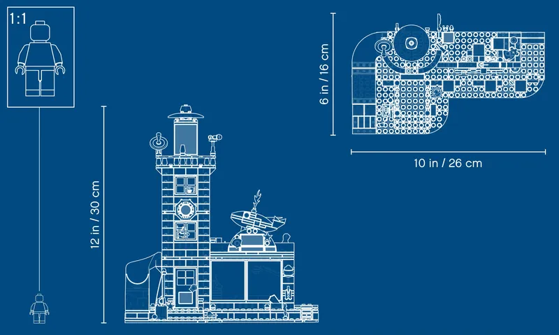 Lighthouse Rescue Center van LEGO – productfoto 12 van 12