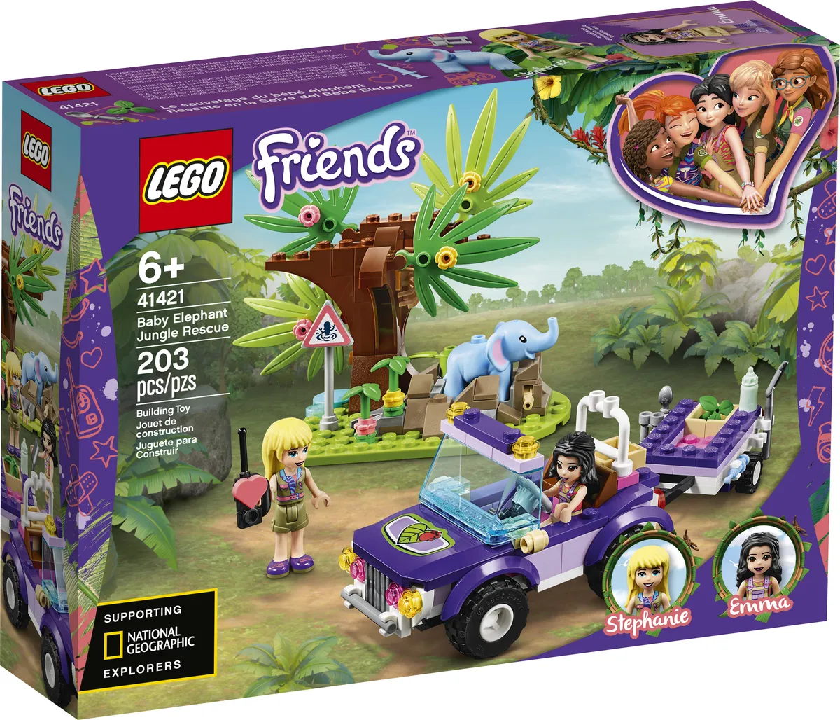 LEGO Baby Elephant Jungle Rescue (41421) - Bild 6