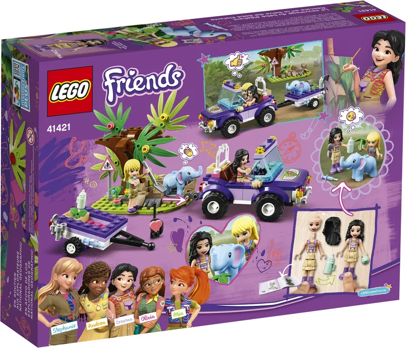 Baby Elephant Jungle Rescue de LEGO – photo du produit 8 sur 12