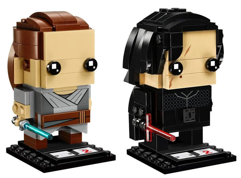 Rey & Kylo Ren van LEGO – productfoto