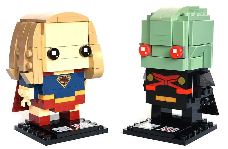 Supergirl & Martian Manhunter de LEGO – photo du produit