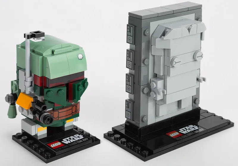 Boba Fett & Han Solo in Carbonite von LEGO – Produktfoto