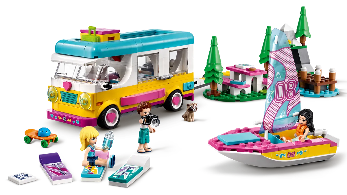 LEGO Forest Camper Van and Sailboat (41681) - Bild 1