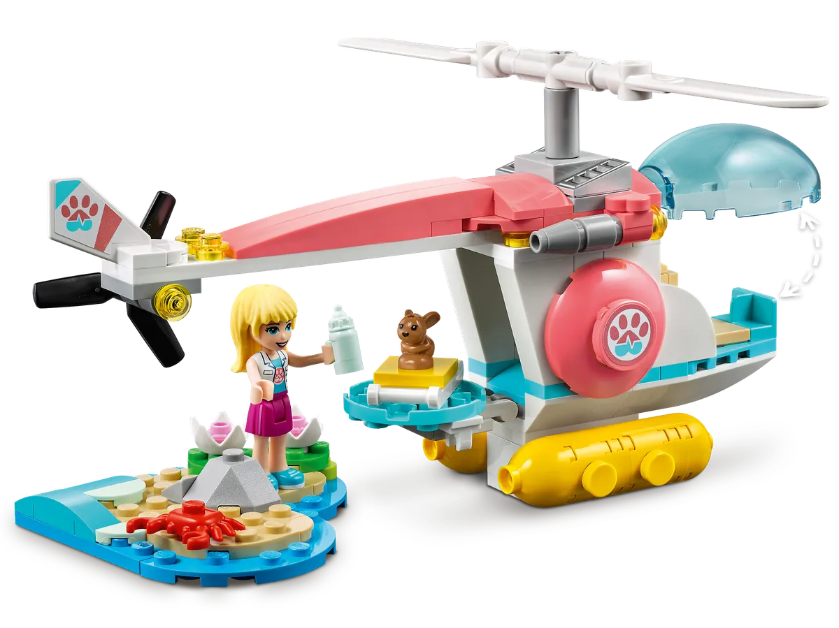 LEGO Vet Clinic Rescue Helicopter (41692) - Bild 3