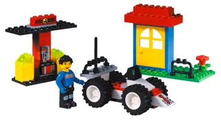 Max's Pitstop van LEGO – productfoto