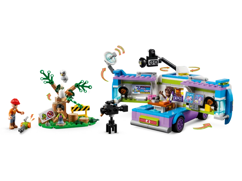 Newsroom Van von LEGO – Produktfoto 3 von 9