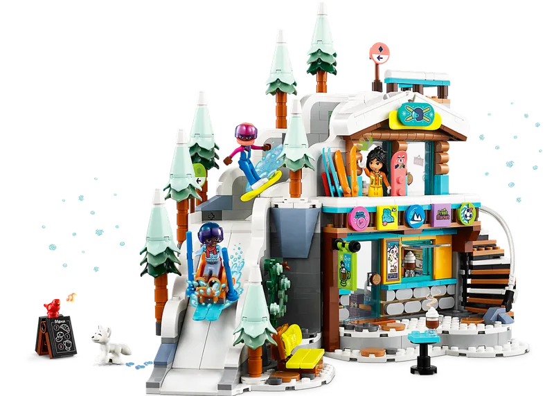 Holiday Ski Slope and Café fra LEGO – produktbillede 3 af 12