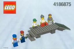 LEGO 9V Platform and Mini-Figures (4186875)