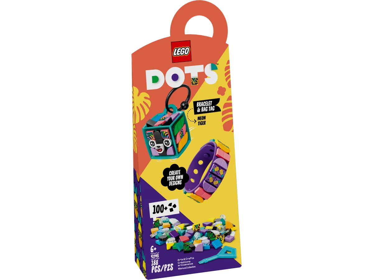 LEGO Neon Tiger Bracelet & Bag Tag (41945) - Bild 1