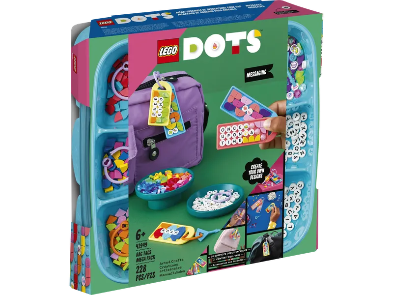Bag Tags Mega Pack - Messaging fra LEGO – produktfoto 2 af 9