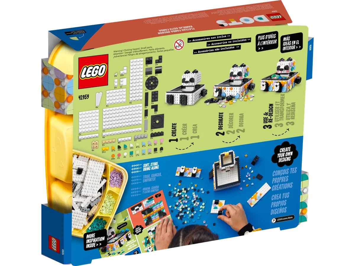 LEGO Cute Panda Tray (41959) - Bild 6