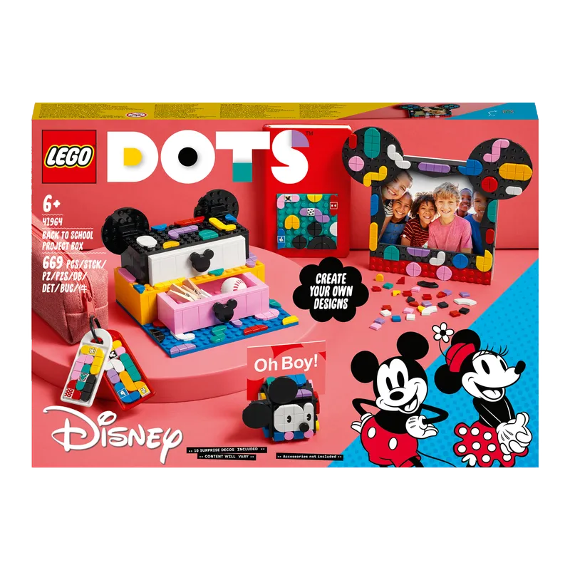 Mickey Mouse & Minnie Mouse Back-to-School Project Box
