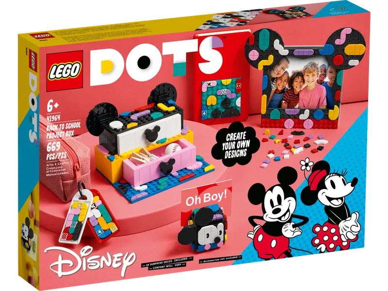 Mickey Mouse & Minnie Mouse Back-to-School Project Box von LEGO – Produktfoto 2 von 12