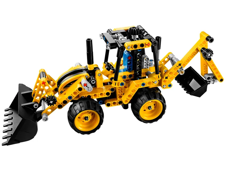 Een echte LEGO® Technic bouwmachine: de Mini schoplader