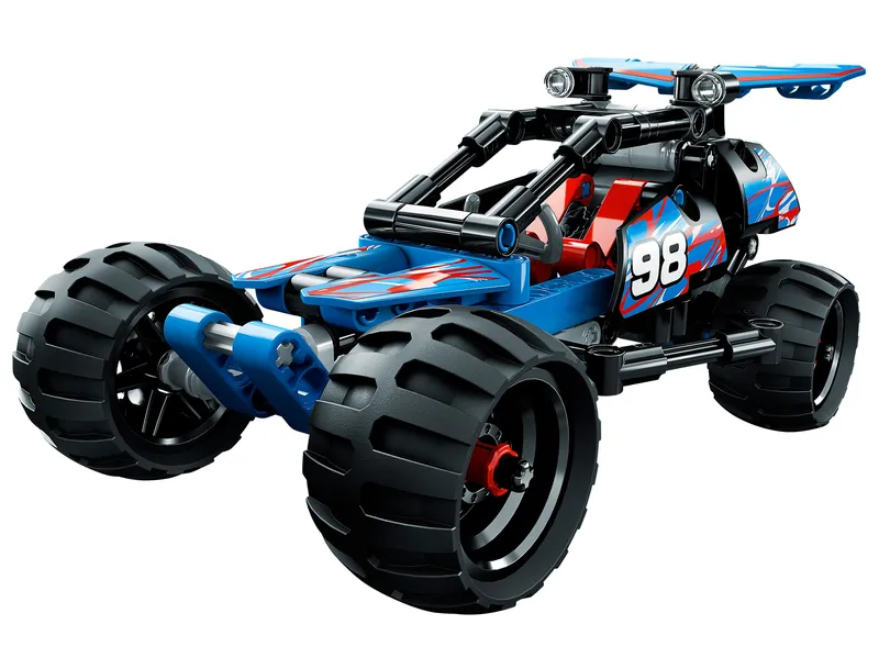 Trek achteruit, laat los... en de Off-road racer schiet ervandoor!
