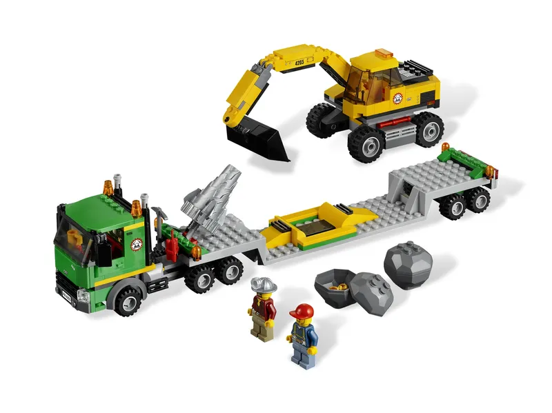 Excavator Transport van LEGO – productfoto