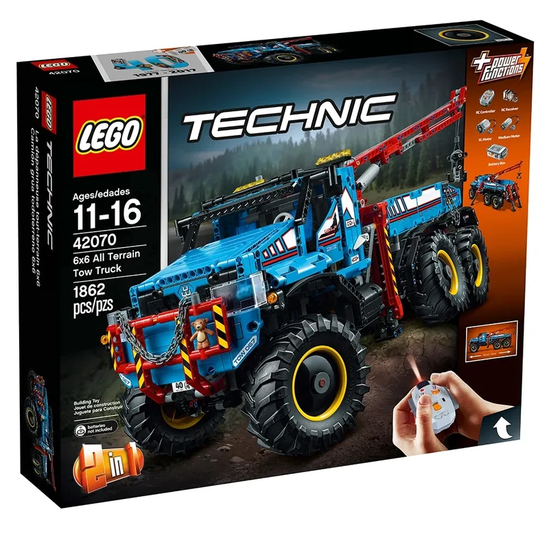 6x6 All Terrain Tow Truck van LEGO – productfoto 2 van 6
