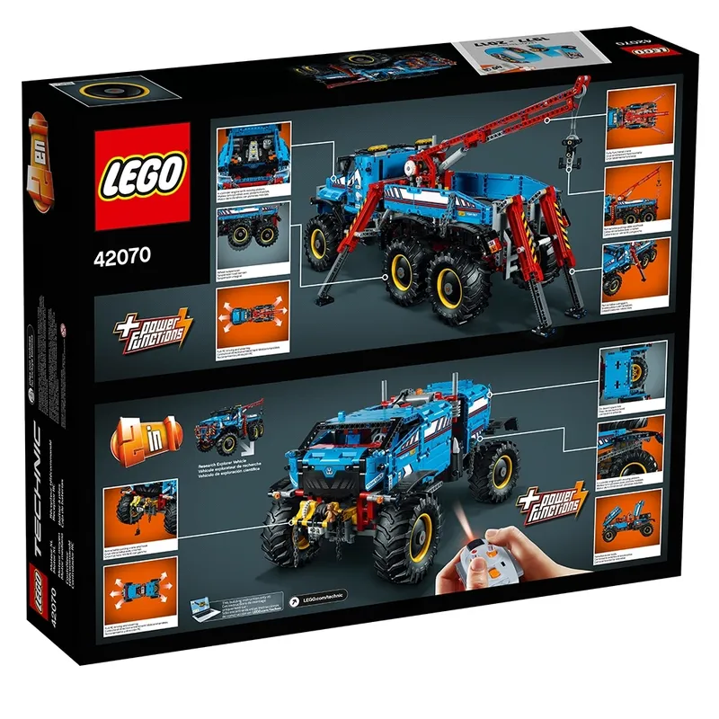 6x6 All Terrain Tow Truck van LEGO – productfoto 6 van 6