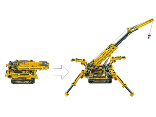 Compact Crawler Crane von LEGO – Produktfoto 6 von 16