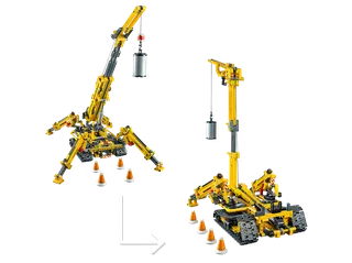 Compact Crawler Crane von LEGO – Produktfoto 8 von 16