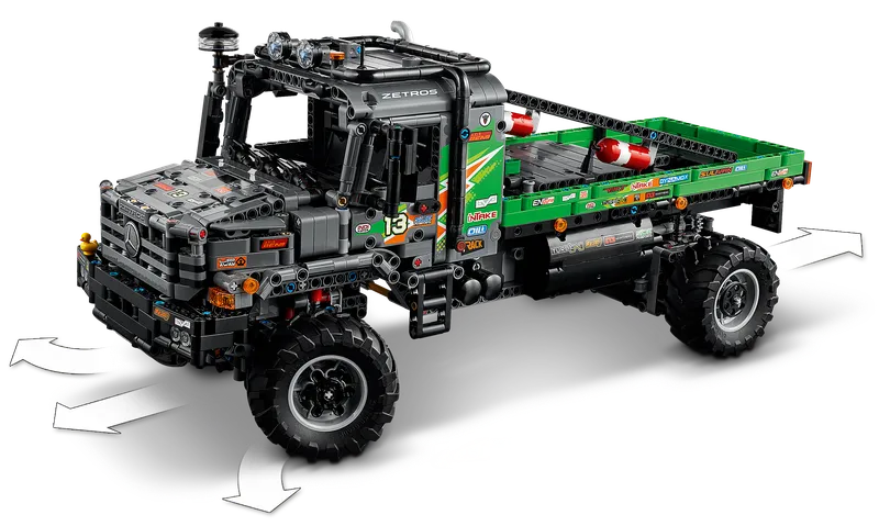4x4 Mercedes-Benz Zetros Trial Truck från LEGO – produktbild 11 av 19