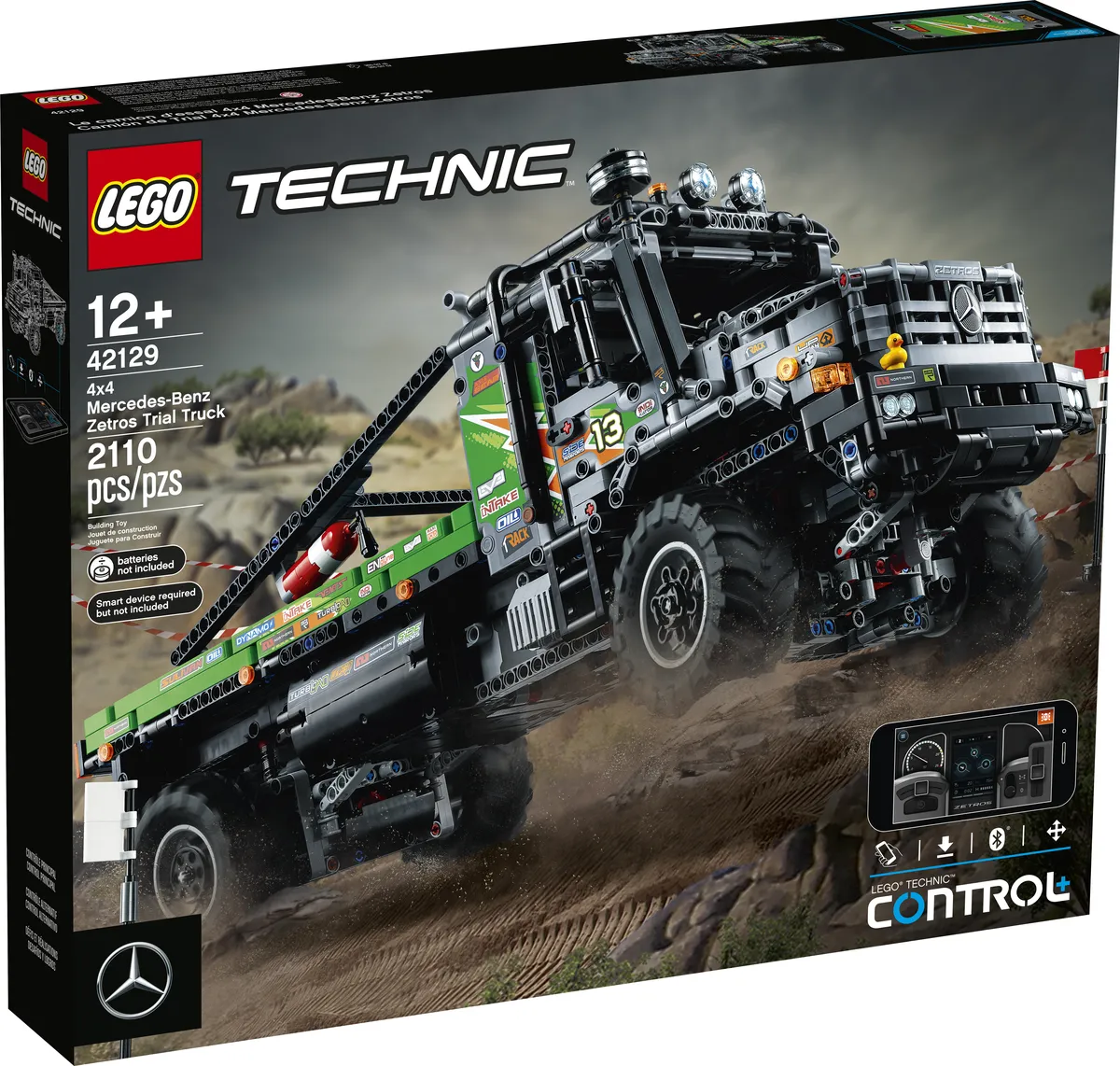 LEGO 4x4 Mercedes-Benz Zetros Trial Truck (42129) - afbeelding 9