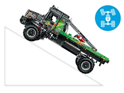 LEGO 4x4 Mercedes-Benz Zetros Trial Truck (42129) - afbeelding 4