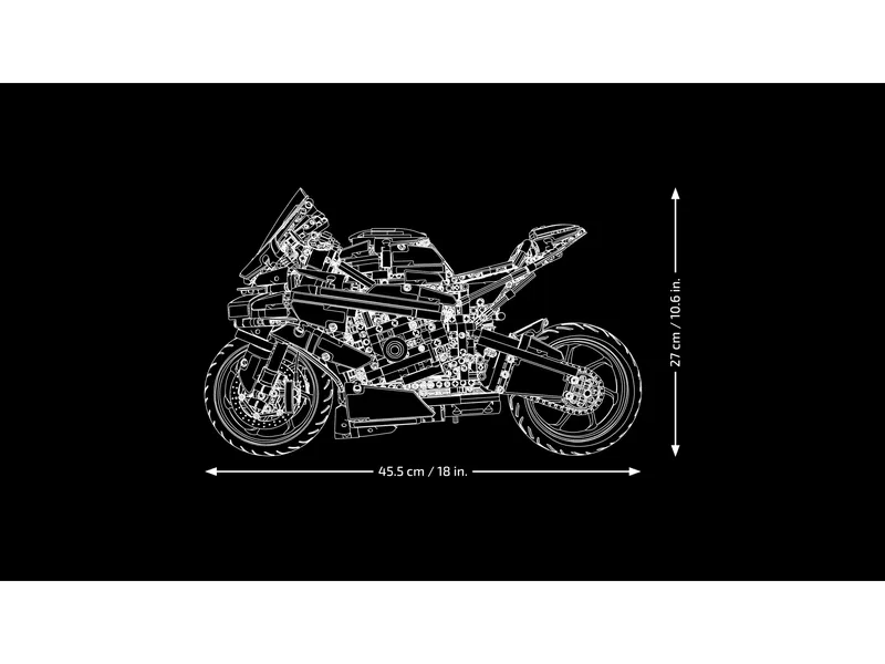 LEGO 42130 BMW M 1000 RR detail image
