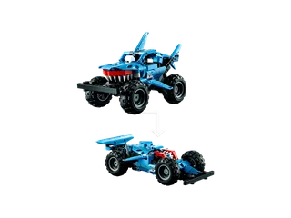 Monster Jam™ Megalodon™ van LEGO – productfoto 4 van 8