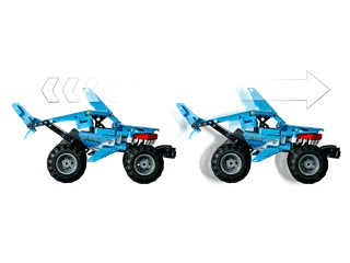 Monster Jam™ Megalodon™ van LEGO – productfoto 6 van 8