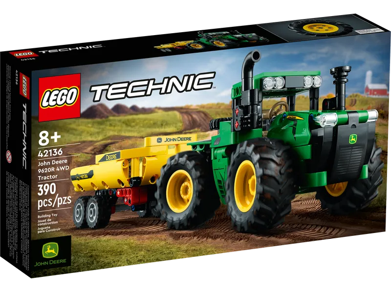 John Deere 9620R 4WD Tractor van LEGO – productfoto 2 van 9