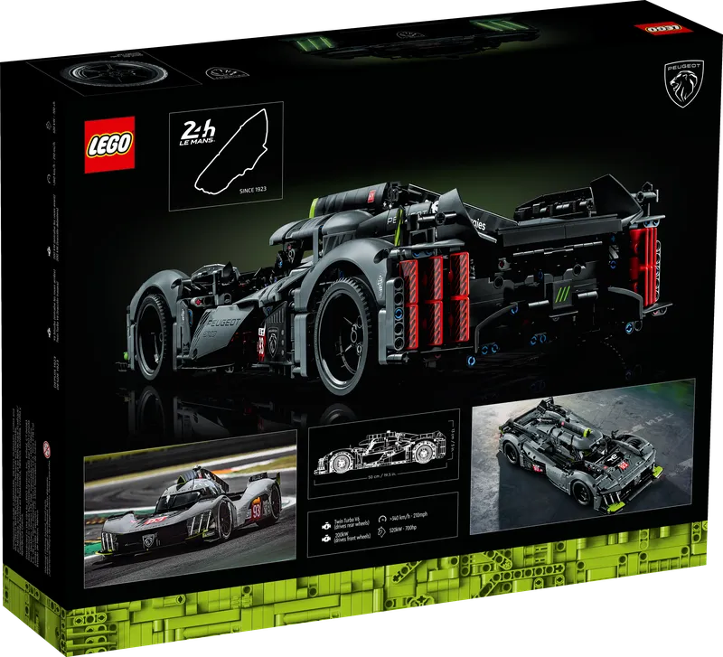 PEUGEOT 9X8 24H Le Mans Hybrid Hypercar von LEGO – Produktfoto 7 von 12