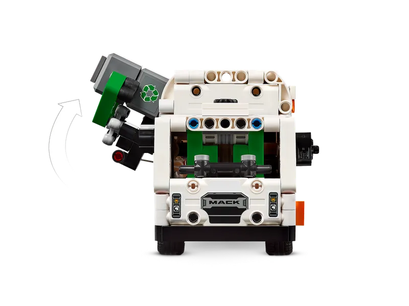 LEGO 42167 Mack LR Electric vuilniswagen detail image