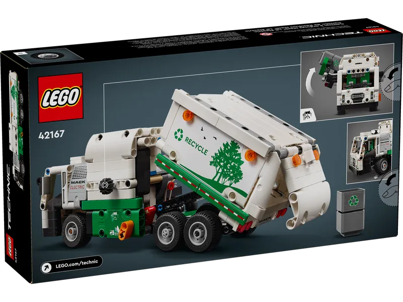 Mack® LR Electric Garbage Truck fra LEGO – produktbillede 7 af 10